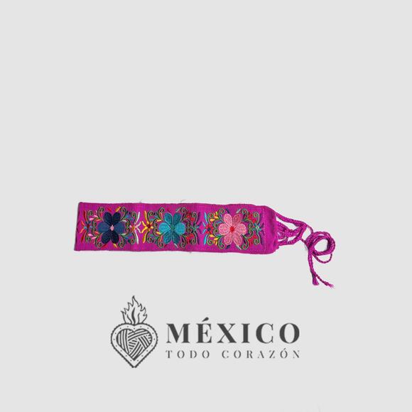 Mexican Folkloric belt day of the dead 5 de Mayo colorfull mexico todo corazon - Picture 4 of 5